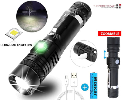 90000LM LED Tactical Flashlight