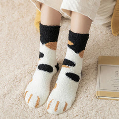 Cute Paw Pattern Socks