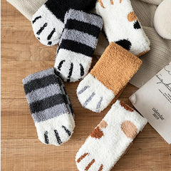 Cute Paw Pattern Socks