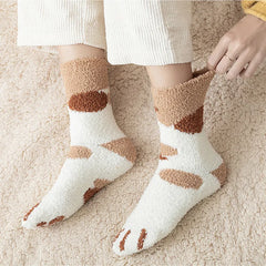 Cute Paw Pattern Socks