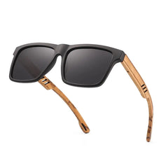 HU WOOD High Quality Square Sunglasses  Polarized UV400