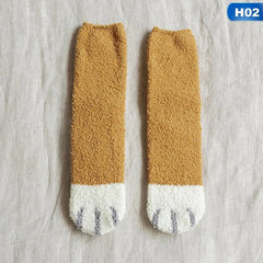 Plush Coral Fleece Socks