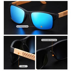 Wood Handmade Sunglasses Polarized UV400