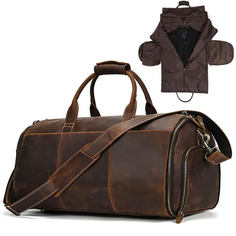 Horse Leather Duffle Bag