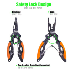 New Multifunctional Fishing Pliers Accessories 420 Stainless Steel Body Scissors Line Cutter Hooks Remover Outdoor Fishing Tools