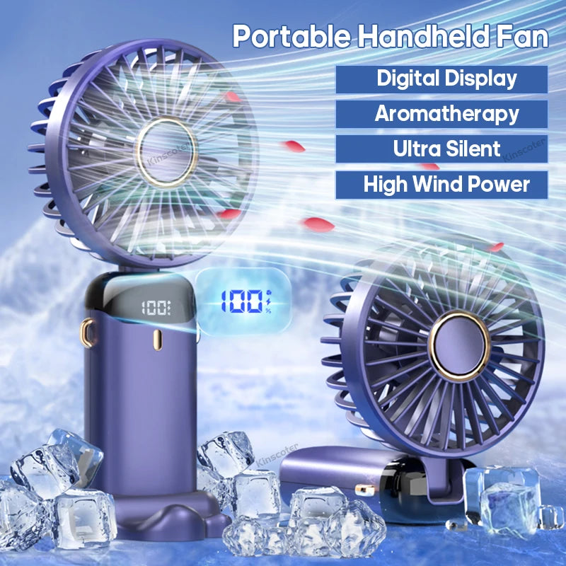 5 Speed USB Rechargeable Fan