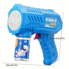 10 Holes Electric Bubble Gun With Light