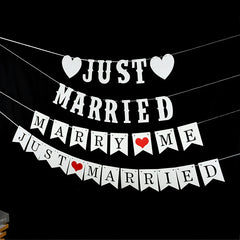 Just Married Wedding Banner