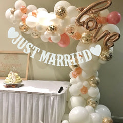 Just Married Wedding Banner