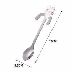 4pcs Stainless Steel Cat Spoons