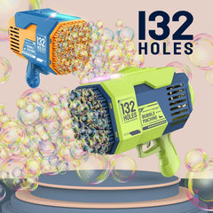 132 Holes Rocket Luminous Bubble Gun