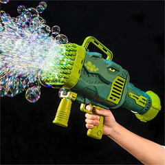 32 Holes Dinosaur Bubble Gun