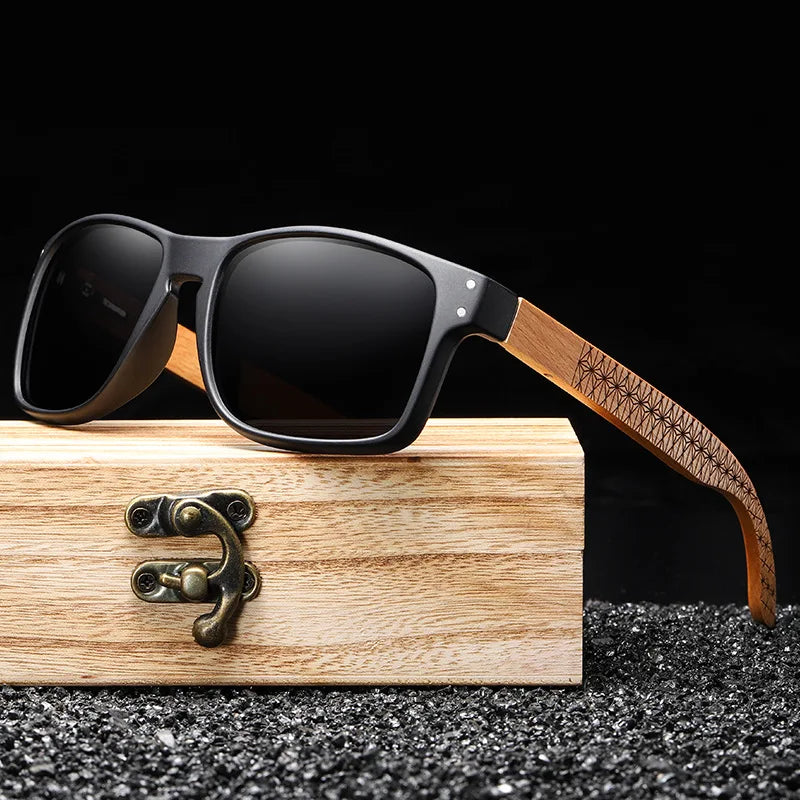 Wood Handmade Sunglasses Polarized UV400