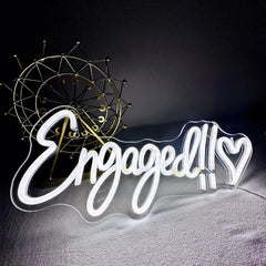 Wedding Engaged Neon Sign