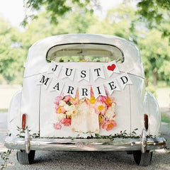 Just Married Wedding Banner