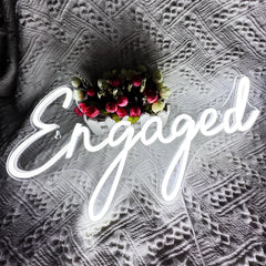 Wedding Engaged Neon Sign