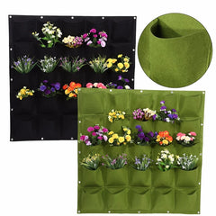 Plant Growing Bag Strawberry Flower Bag Fabric Vertical Garden Living Room Pot Decor Wall Hanging Planter Grow Bag Garden Tools