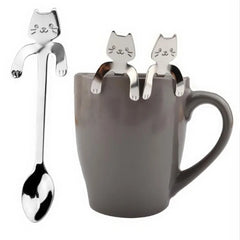 4pcs Stainless Steel Cat Spoons