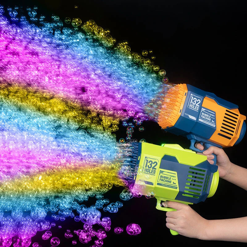 132 Holes Rocket Luminous Bubble Gun