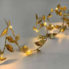 Golden Leaves Fairy Lights