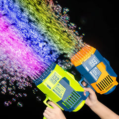 132 Holes Rocket Luminous Bubble Gun