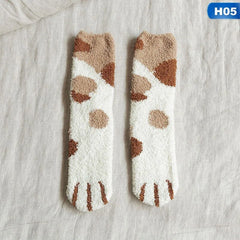 Plush Coral Fleece Socks