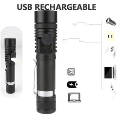 90000LM LED Tactical Flashlight