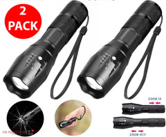 2 Pack of 90000LM LED Tactical Flashlight