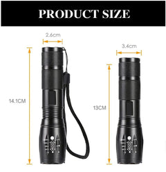 2 Pack of 90000LM LED Tactical Flashlight